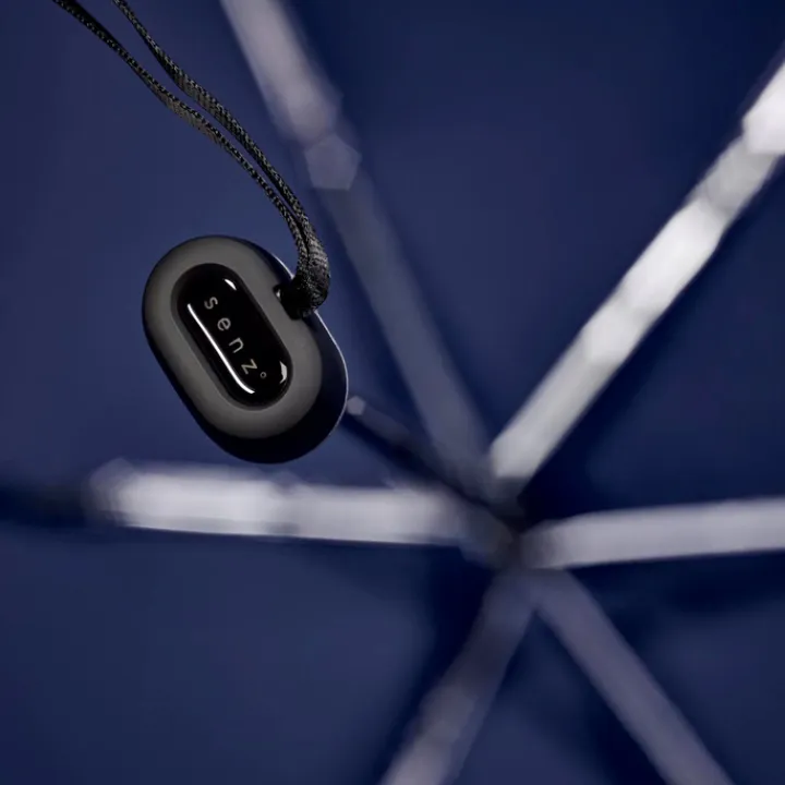 Paraplu'S>Senz Micro Manual Opvouwbare Stormparaplu midnight blue
