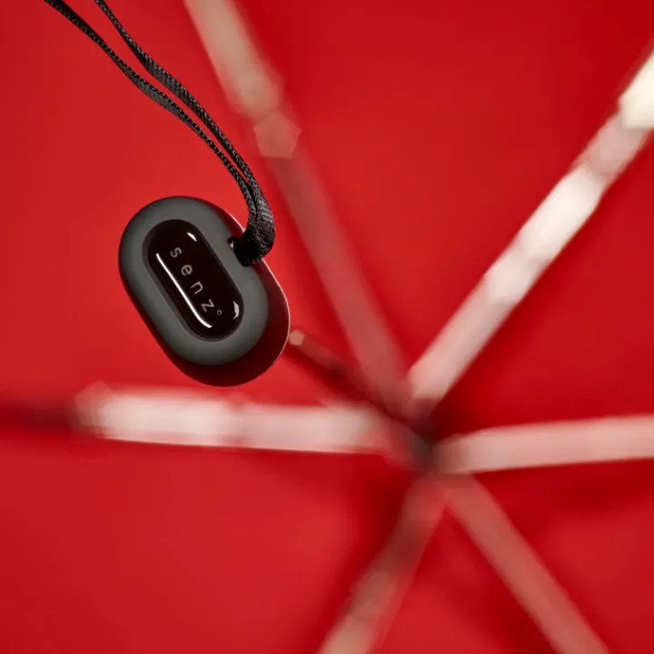 Paraplu'S>Senz Micro Manual Opvouwbare Stormparaplu passion red