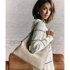 Schoudertassen|Fashion Tassen>Smaak Amsterdam Elke Shoulderbag limestone