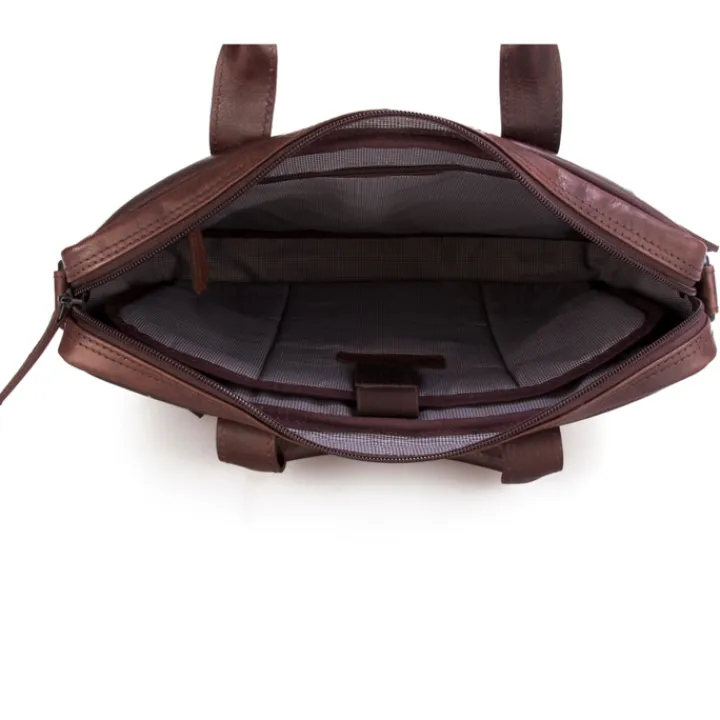 Herentassen|13 Inch Laptoptassen>Spikes & Sparrow Briefcase black II