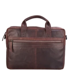 Herentassen|13 Inch Laptoptassen>Spikes & Sparrow Briefcase dark brown