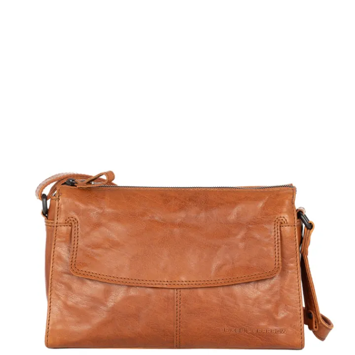 Schoudertassen|Crossbody>Spikes & Sparrow Elbertina Crossbody brandy