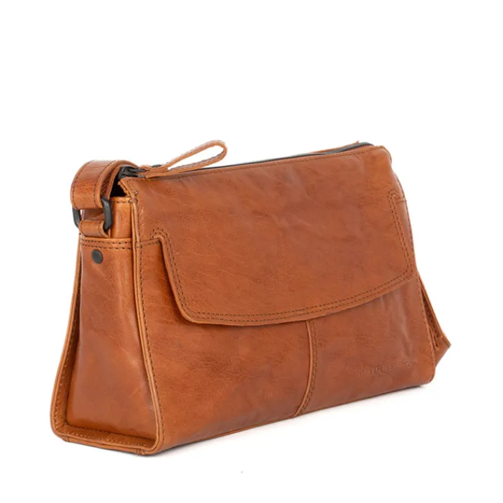 Schoudertassen|Crossbody>Spikes & Sparrow Elbertina Crossbody brandy
