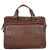 Herentassen|15.6 Inch Laptoptassen>Spikes & Sparrow Kevin Business Laptopbag 15.6" brown