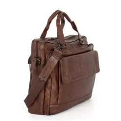 Herentassen|15.6 Inch Laptoptassen>Spikes & Sparrow Kevin Business Laptopbag 15.6" brown