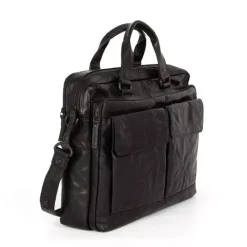 Herentassen|17 Inch Laptoptassen>Spikes & Sparrow Robert Businessbag 17" black