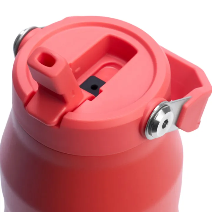 Waterflessen|Thermosflessen>Stanley The Iceflow Bottle Flip Straw 2.0 1.06L hot coral