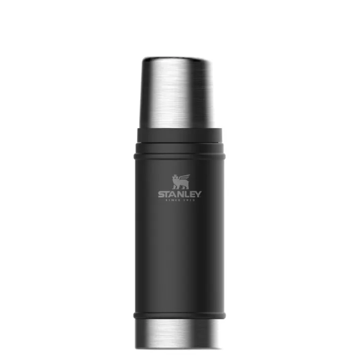 Thermosflessen>Stanley The Legendary Classic Bottle 0.47L matte black pebble