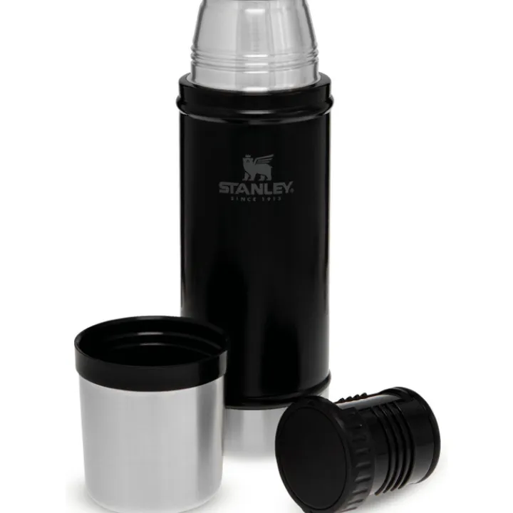 Thermosflessen>Stanley The Legendary Classic Bottle 0.47L matte black pebble