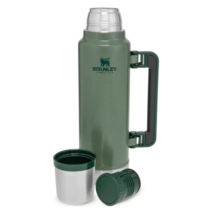 Thermosflessen>Stanley The Legendary Classic Bottle 1.4L hammertone green