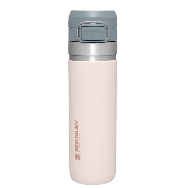 Thermosflessen>Stanley The Quick-Flip Water Bottle 0.7L rose quartz