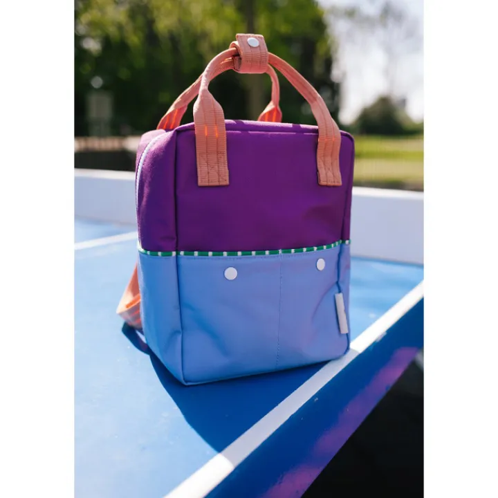 Peuter Rugzakken|Kinderrugzakken>Sticky Lemon Better Together Colourblocking Backpack Small purple tights badminton blue