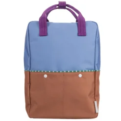 Peuter Rugzakken|Kinderrugzakken>Sticky Lemon Better Together Colourblocking Backpack Large badminton blue leather ball