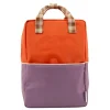 Peuter Rugzakken|Kinderrugzakken>Sticky Lemon Colourblocking Backpack Large orange juice plum purple schoolbus brown