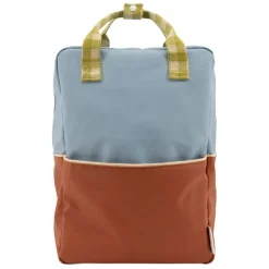 Peuter Rugzakken|Kinderrugzakken>Sticky Lemon Colourblocking Backpack Large blueberry willow brown pear green