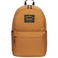 Heren Rugzakken|Schoolrugzak>Superdry Montana Patched Backpack tabacco brown