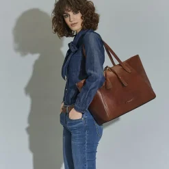 Shoppers|Damestassen>The Bridge Florentin Shopper brown