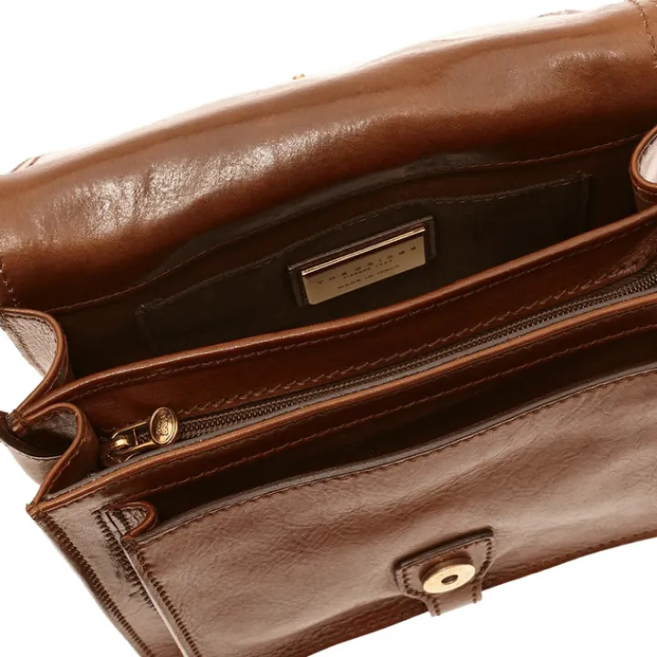 Crossbody|Damestassen>The Bridge Story Donna Crossbody brown