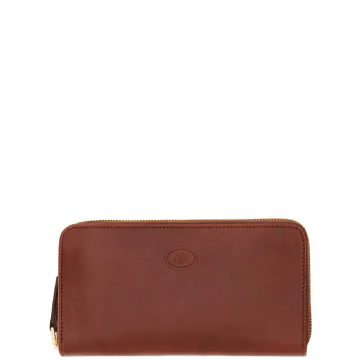 Grote Portemonnees|Leren Portemonnees>The Bridge Story Donna Wallet brown