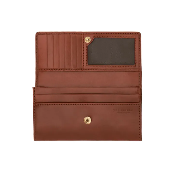 Grote Portemonnees|Leren Portemonnees>The Bridge Story Donna Wallet brown