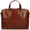 Aktetassen|Herentassen>The Bridge Vespucci Briefcase brown