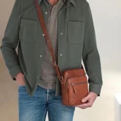 Schoudertassen|Crossbody>The Chesterfield Brand Amantea Shoulderbag cognac
