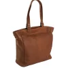 Shoppers|Schoudertassen>The Chesterfield Brand Berlin Shopper Large cognac