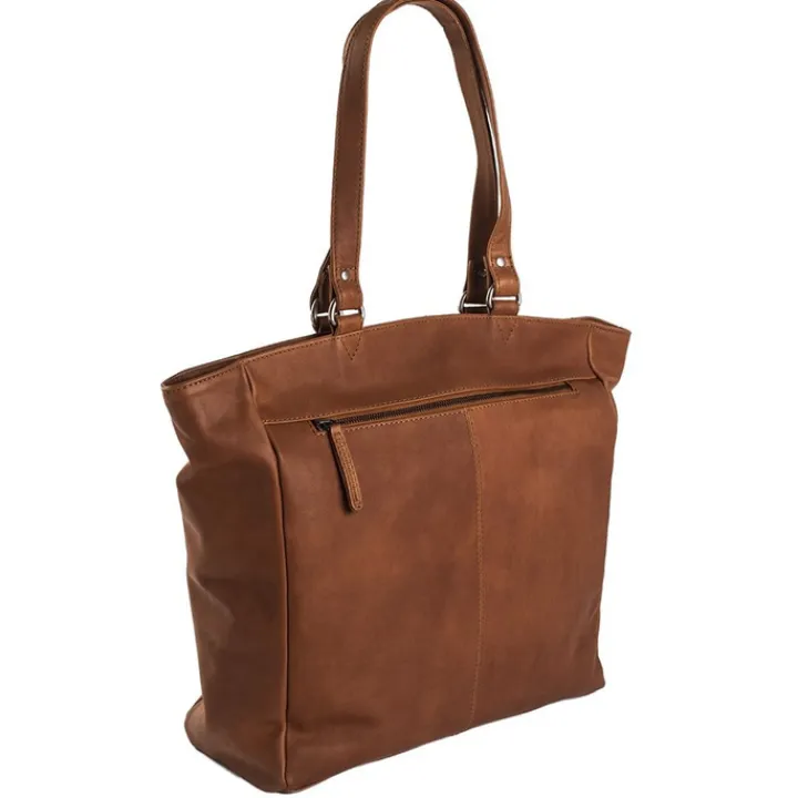 Shoppers|Schoudertassen>The Chesterfield Brand Berlin Shopper Large cognac