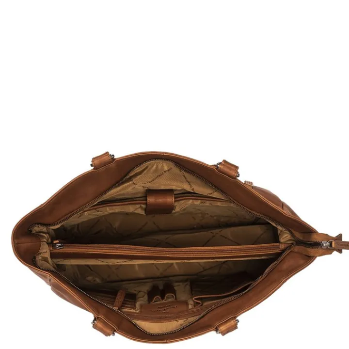 Shoppers|Schoudertassen>The Chesterfield Brand Berlin Shopper Large cognac