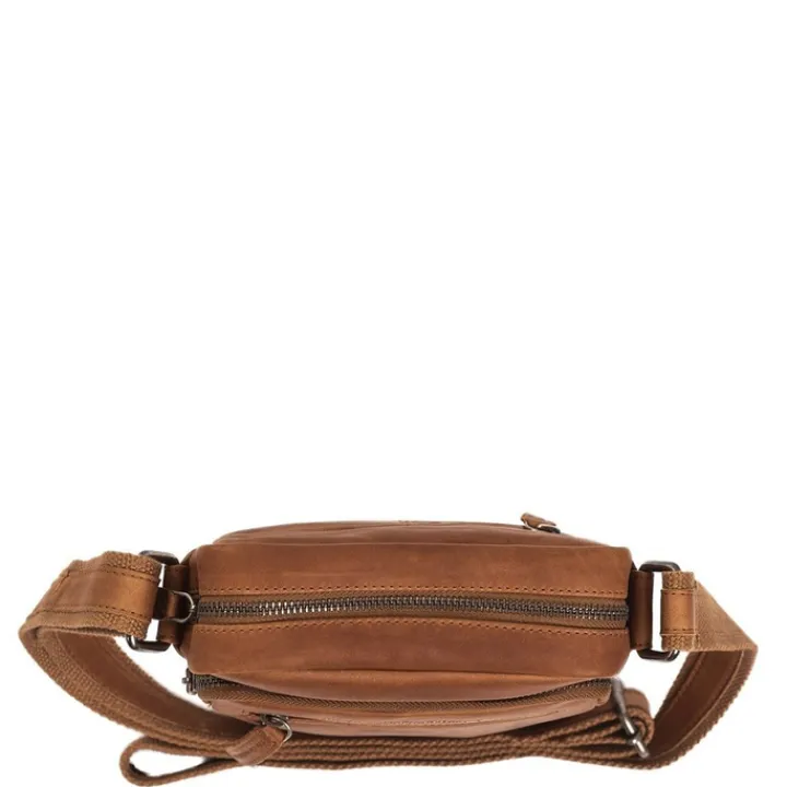 Schoudertassen|Crossbody>The Chesterfield Brand Birmingham Schoudertas cognac