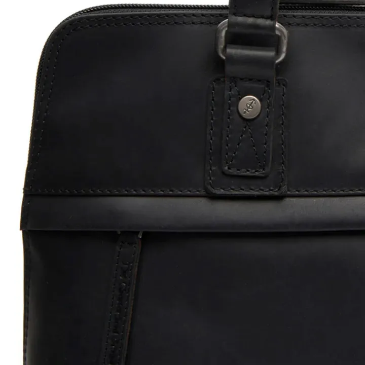 13 Inch Laptoptassen|Laptop Schoudertassen>The Chesterfield Brand Branson Shoulderbag black