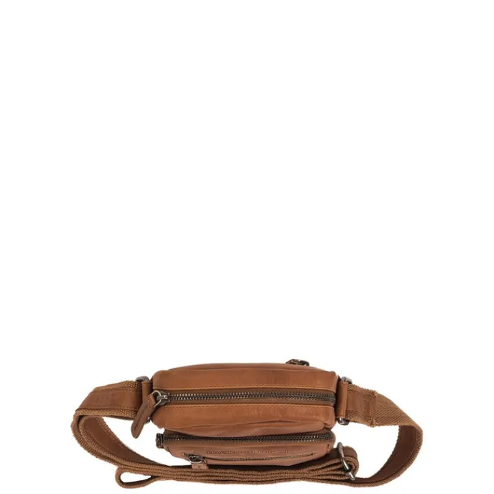 Schoudertassen|Crossbody>The Chesterfield Brand Bremen Schoudertas cognac