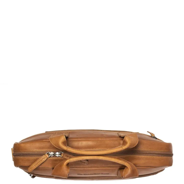 Herentassen|15.6 Inch Laptoptassen>The Chesterfield Brand Calvi Laptoptas 15.6'' cognac