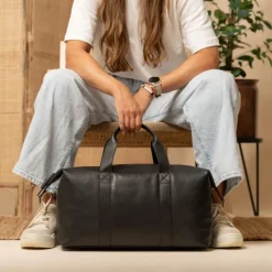 Kleine Reistassen|Handbagage Reistassen>The Chesterfield Brand Conor Travelbag black