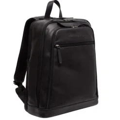 Kleine Rugzakken|Dames Rugzakken>The Chesterfield Brand Detroit Laptoprugzak zwart