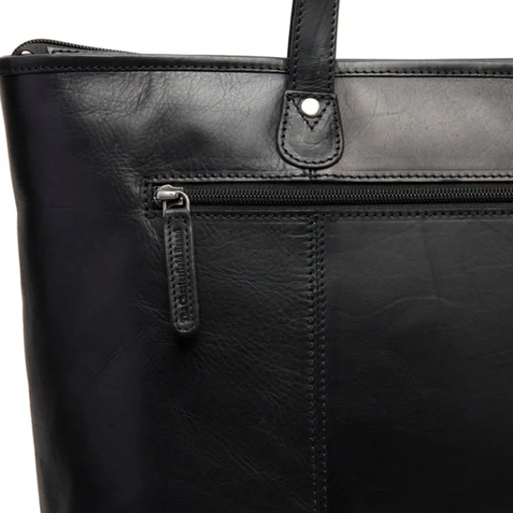 15 Inch Laptoptassen|Laptop Schoudertassen>The Chesterfield Brand Ferrera Shopper black