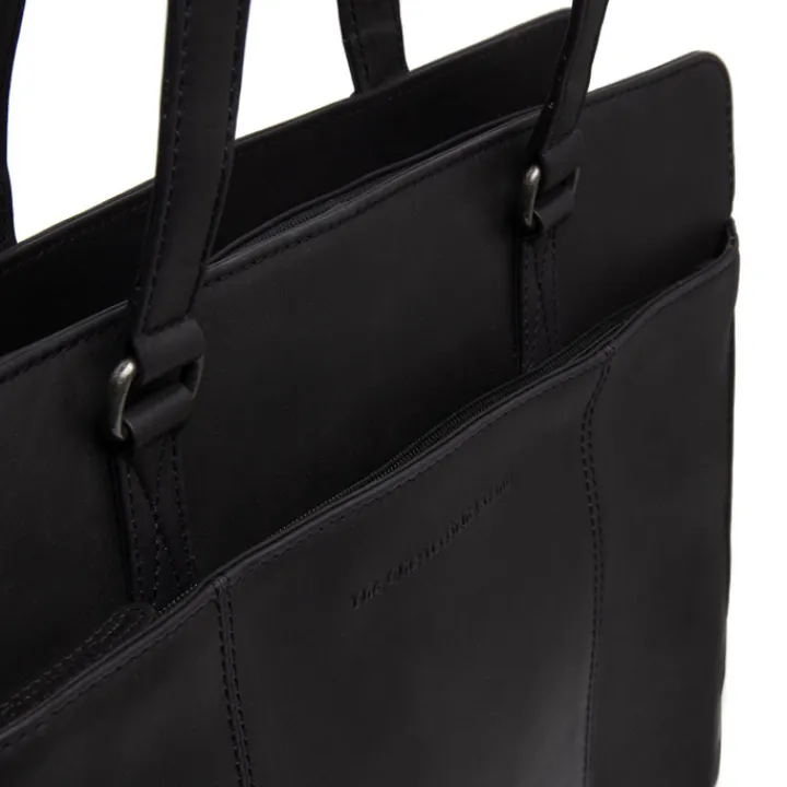 Shoppers|Schoudertassen>The Chesterfield Brand Fidenza Shopper zwart