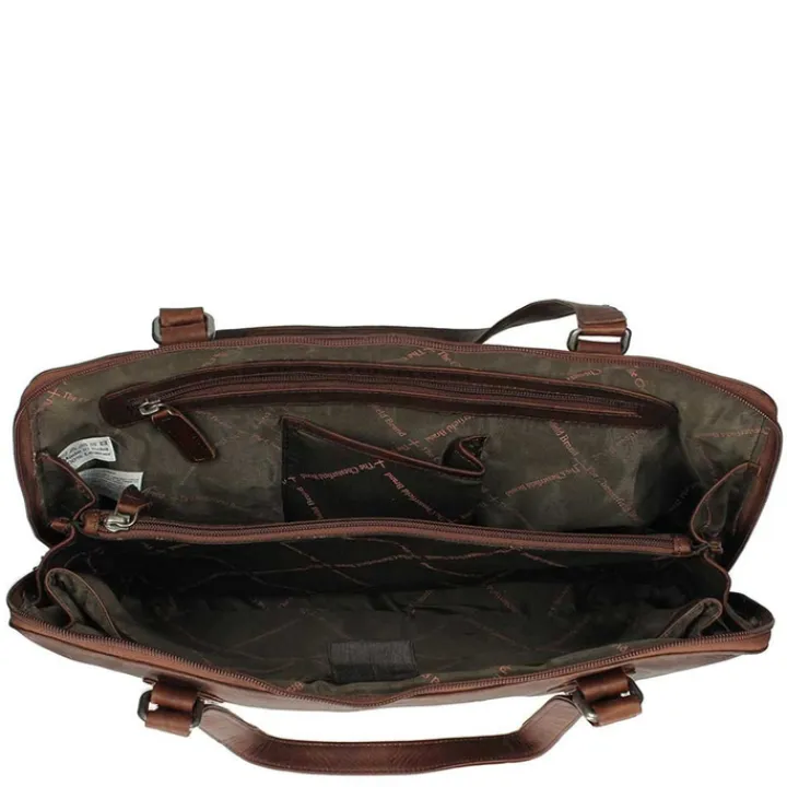 Schoudertassen|Damestassen>The Chesterfield Brand Flint Shoulderbag Large brown
