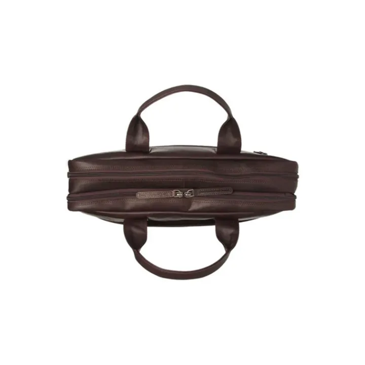 Herentassen|15 Inch Laptoptassen>The Chesterfield Brand Frazer Laptopbag brown