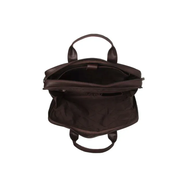 Herentassen|15 Inch Laptoptassen>The Chesterfield Brand Frazer Laptopbag brown