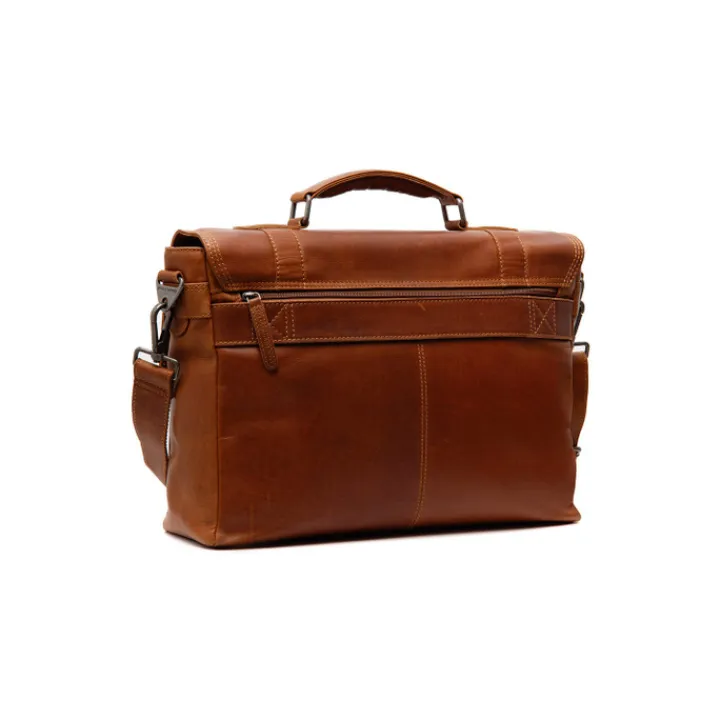 Aktetassen|14 Inch Laptoptassen>The Chesterfield Brand Imperia Laptopbag cognac