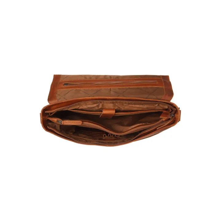 Aktetassen|14 Inch Laptoptassen>The Chesterfield Brand Imperia Laptopbag cognac
