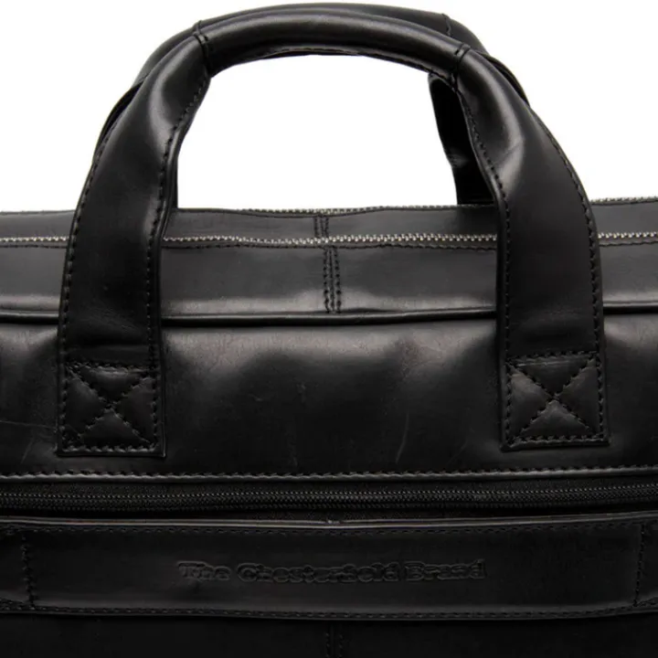 Herentassen|15 Inch Laptoptassen>The Chesterfield Brand Iseo Laptopbag black