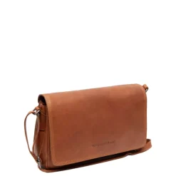 Schoudertassen|Crossbody>The Chesterfield Brand Laverton Flapoverbag medium  cognac