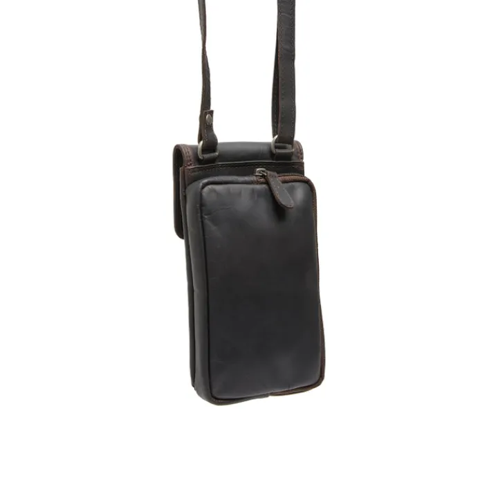 Telefoontasjes|Damestassen>The Chesterfield Brand Langley Telephone Bag brown
