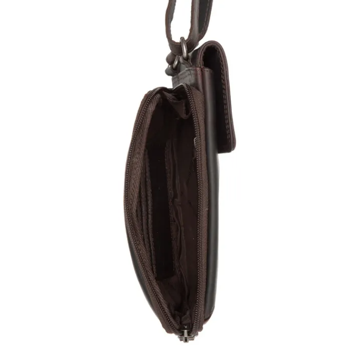Telefoontasjes|Damestassen>The Chesterfield Brand Langley Telephone Bag brown