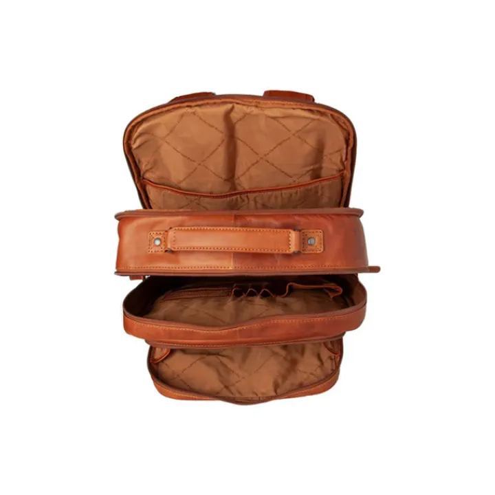 Kleine Rugzakken|Heren Rugzakken>The Chesterfield Brand Lennox Backpack cognac
