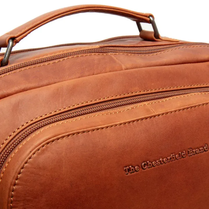 Kleine Rugzakken|Heren Rugzakken>The Chesterfield Brand Lennox Backpack cognac