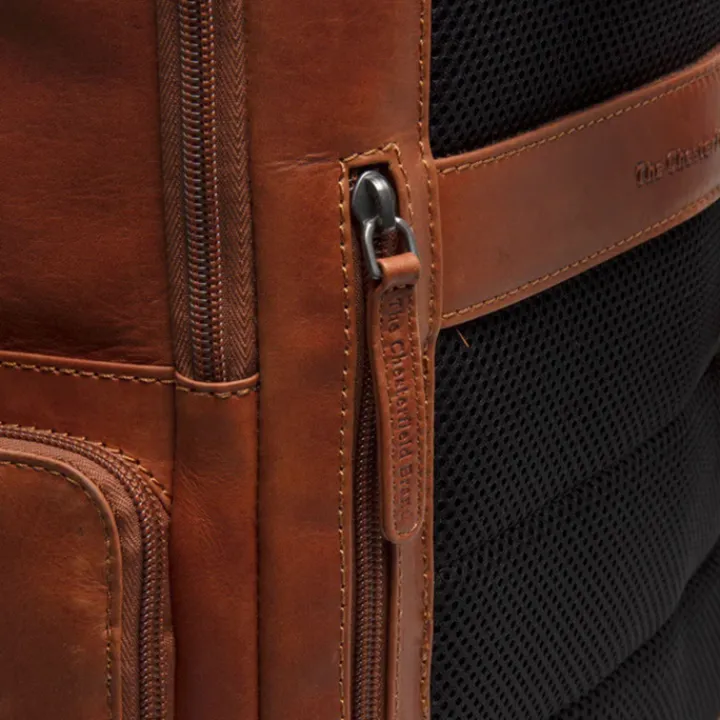 Kleine Rugzakken|Heren Rugzakken>The Chesterfield Brand Lennox Backpack cognac