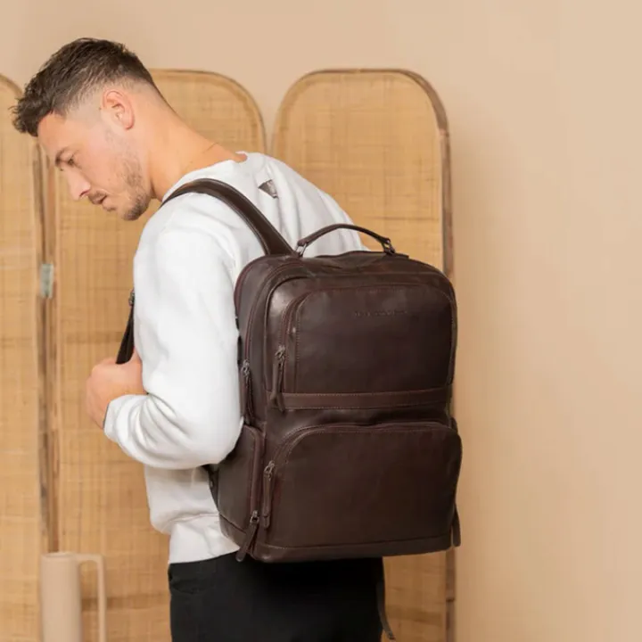 Kleine Rugzakken|Daypack>The Chesterfield Brand Lennox Backpack black
